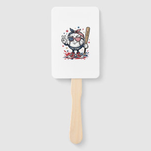 Éventail Conception de chemise de mascotte de baseball patr