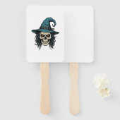 Éventail Conception de chemise vectorielle Halloween crâne  (Devant et derrière)