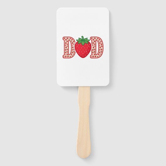 Éventail Conception de chemise vectorielle lettrage fraise (Devant)