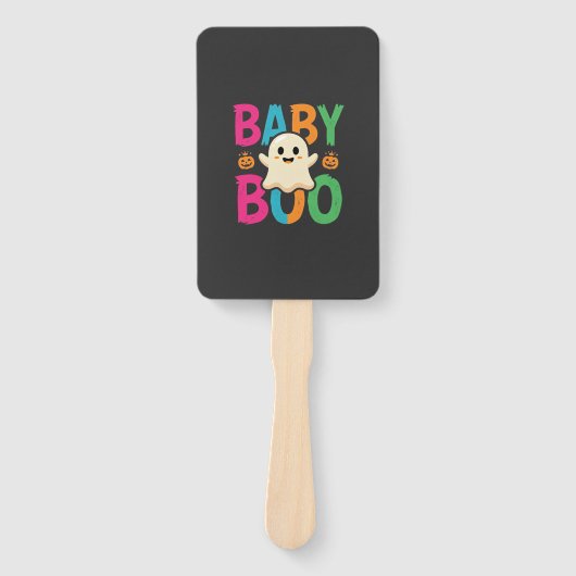 Éventail Conception de fantôme Halloween Baby Boo_1 (Devant)