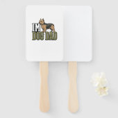 Éventail Conception de t-shirt avec gravure de terrier pour (Devant et derrière)