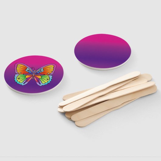 Éventail Conception papillon (Non-assemblé)