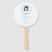 Éventail Conception Romantique Première Communion Enfant (Dos)