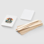 Éventail Conception vectorielle de gravure de coucher de so (Non-assemblé)