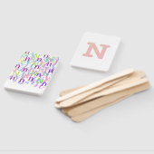 Éventail Confettis en forme de lettre "N" (Non-assemblé)