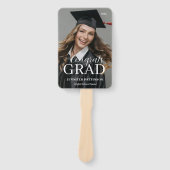 Éventail Congrats Grad Graduate Photo Graduation (Devant)