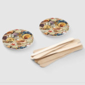 Éventail Coques de mer sur la plage (Non-assemblé)