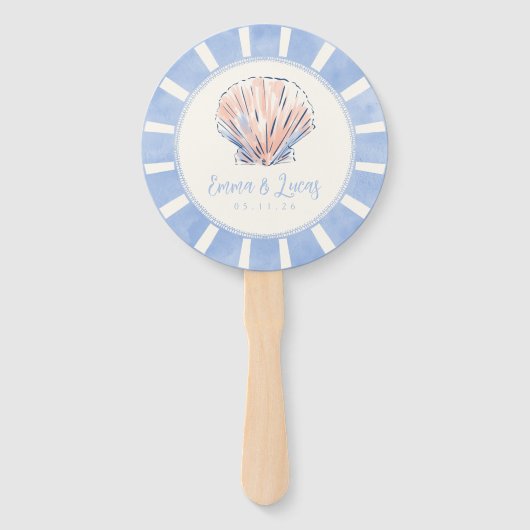 Éventail Coquillage de mariage (Devant)