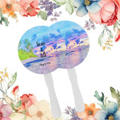 Éventail Coucher de soleil sur la plage de Palm Beach