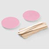 Éventail Couleur rose bébé (Non-assemblé)