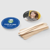 Éventail Couleurs de l'école bleue, 2020 Graduation personn (Non-assemblé)