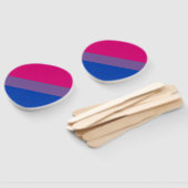 Éventail Couleurs du drapeau de fierté bisexuel de Slippery (Non-assemblé)