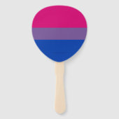 Éventail Couleurs du drapeau de fierté bisexuel de Slippery (Dos)