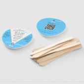 Éventail Couleurs Mariage bleu Printemps Été Couleurs Maria (Non-assemblé)