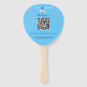 Éventail Couleurs Mariage bleu Printemps Été Couleurs Maria (Dos)