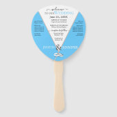 Éventail Couleurs Mariage bleu Printemps Été Couleurs Maria (Devant)