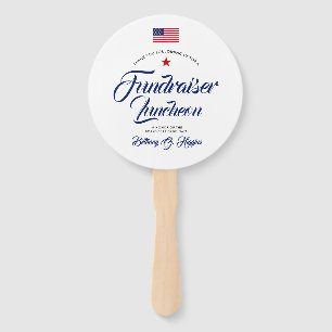 Éventail Couleurs patriotiques Thème politique   Ensemble 