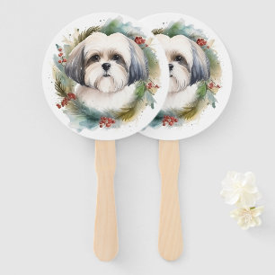 Éventail Couronne de Noël festive Malti Tzu