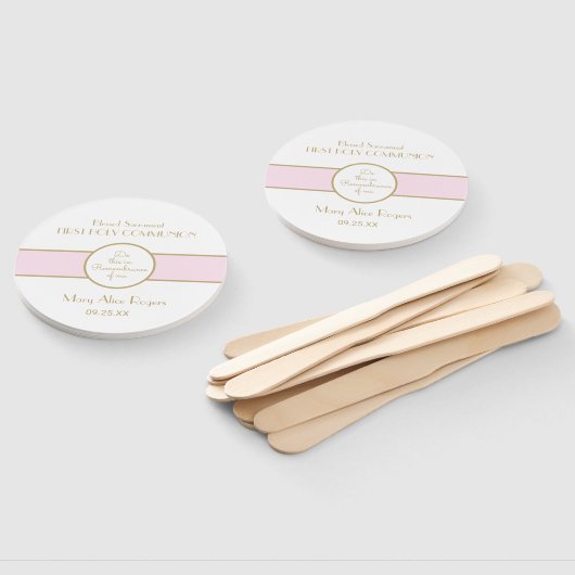 Éventail Coutume de la première communion de fille (Non-assemblé)