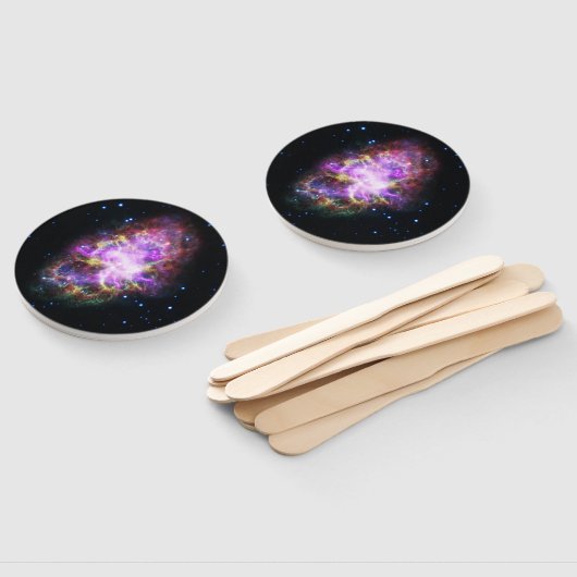 Éventail Crabe Nebula Supernova Remnant Hubble Composite (Non-assemblé)