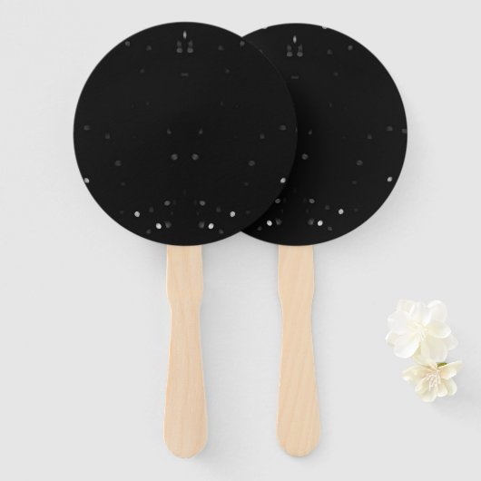 Éventail Create Your Own Custom (Devant et derrière)