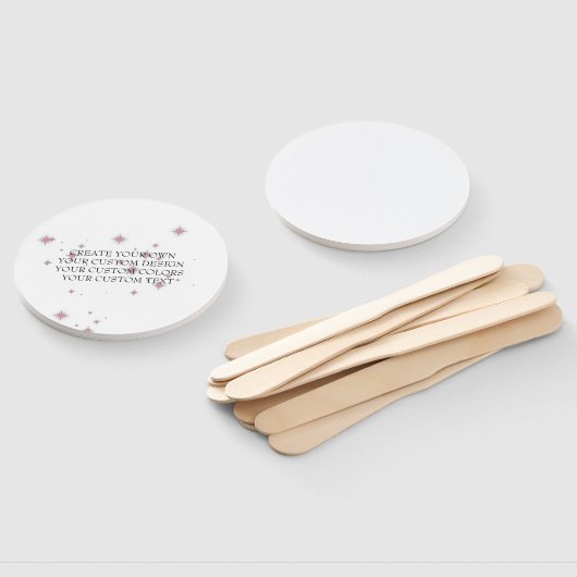 Éventail Create Your Own - Your Image Here (Non-assemblé)