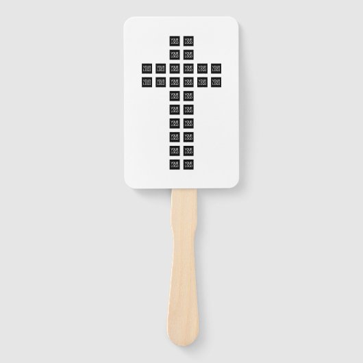 Éventail Créer un Motif croisé avec n'importe quel logo ou (Devant)