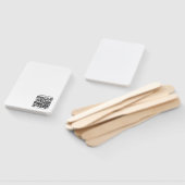 Éventail Créer votre propre code QR | Noir et blanc (Non-assemblé)