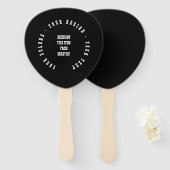 Éventail Créez votre propre (Devant et derrière)