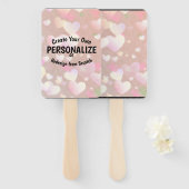 Éventail Créez votre propre (Devant et derrière)