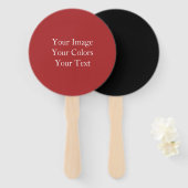 Éventail Créez votre propre (Devant et derrière)