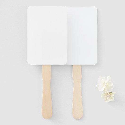 Éventail Créez votre propre (Devant et derrière)