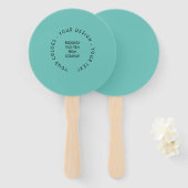 Éventail Créez votre propre (Devant et derrière)