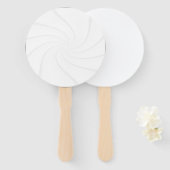 Éventail Créez votre propre (Devant et derrière)