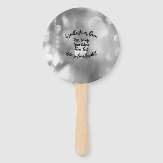 Éventail Créez votre propre couleur/conception personnalisé (Devant)