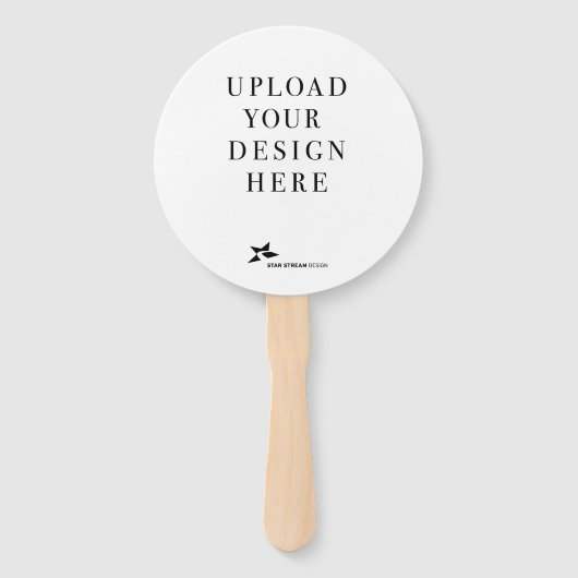 Éventail Créez votre propre design (Dos)