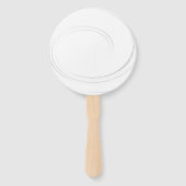 Éventail Créez votre propre personnalisation (Dos)