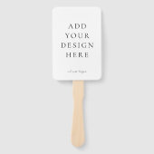 Éventail Créez-vous vos propres fans du programme de mariag (Devant)