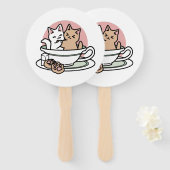 Éventail Cuddin en coupe - Tea Time adorable (Devant et derrière)