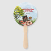 Éventail Cuisine de réunion familiale dans le parc Ensemble (Devant)