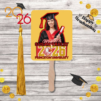 Éventail Custom 2026 Grad Fan for High School & College 