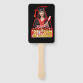 Éventail Custom 2026 Grad Fan for High School & College  (Dos)
