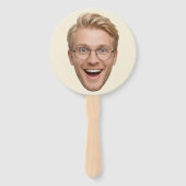 Éventail Custom Face Him or Her Game Paddles  (Dos)