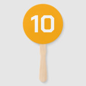 Éventail Custom Number | Orange Event Game Score (Dos)