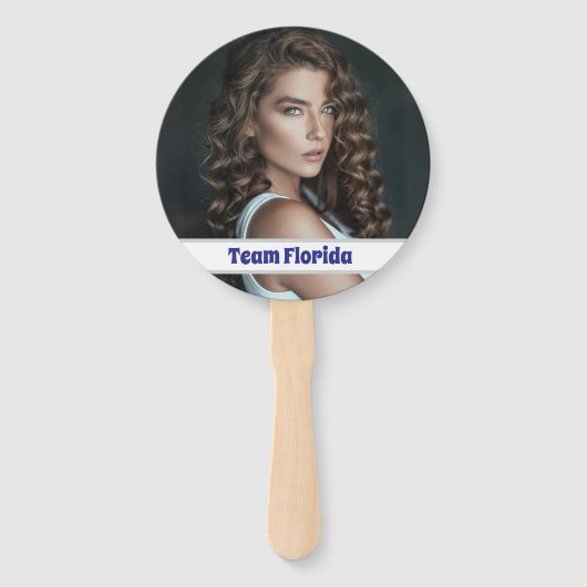 Éventail Custom Pageant Fan Wavers - Double Sided 10-Pack (Devant)