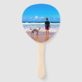 Éventail Custom Your Photo Hand Fan Personalized Gift (Dos)