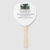 Éventail Customisez votre fan de l'église (Dos)