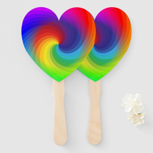 Éventail Cute Colorful Tie (Devant et derrière)