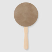 Éventail Cute fox baby shower  (Dos)