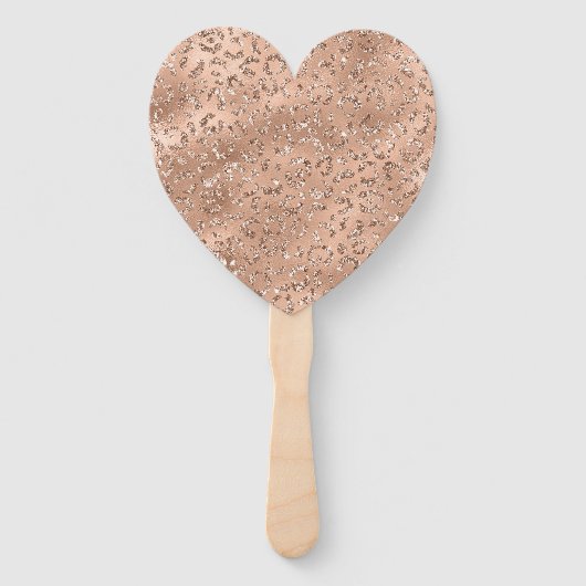 Éventail Cute Gold Cheetah Leopard Motif d'impression (Devant)